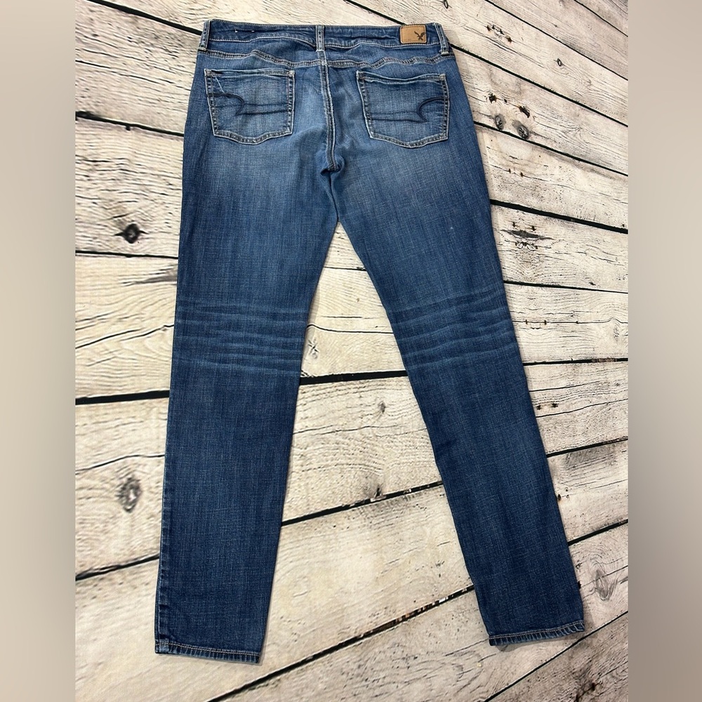 American Eagle Outfitters Light Blue Jeggings Jeans - Picture 6 of 8